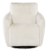 CC - Bonnie Swivel Chair With Power Footrest - White
