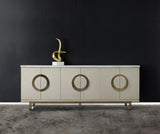 Melange - Noelle Credenza - Beige