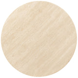 Driftwood - Round Side Table - Beige / Gray