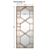 Kennis - Leaf Leaner Mirror - Gold