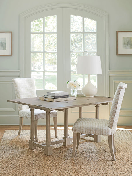 Malibu - Serra Upholstered Side Chair - Pearl Silver