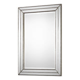 Featuring Grooved Texture Mirror - Metallic Silver