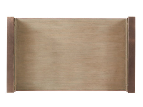 Shadow Play - Center Stage Rectangular Cocktail Table - Light Brown