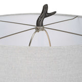 Spruce - Rustic Floor Lamp - Black