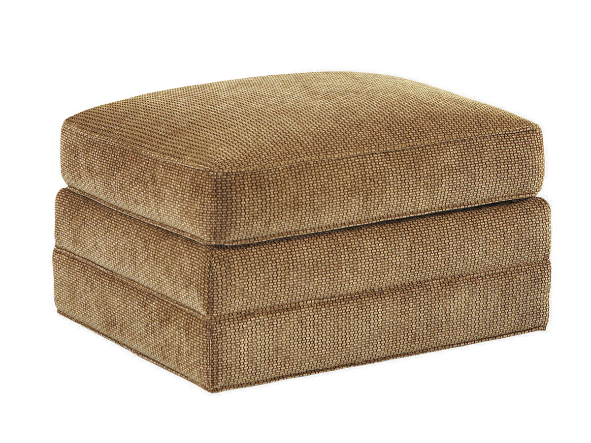 Lexington Upholstery - Clifton Ottoman - Dark Brown