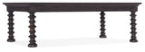 Big Sky - Turned Leg Cocktail Table - Black