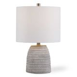 Table Lamp - Gray & White
