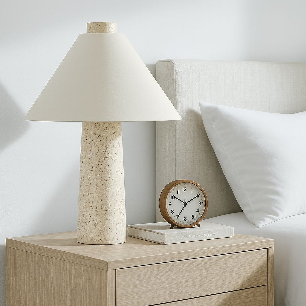 Berks - Table Lamp - Textured Cream