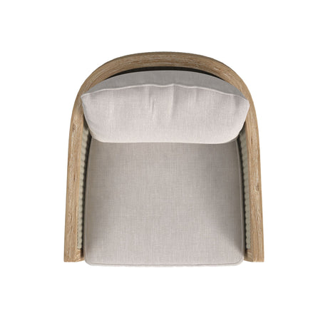 Cambria - Club Chair - Gray / White