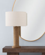 Adams - Table Lamp - Natural Rope / White