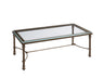 Laguna - Bluff Metal And Glass Table