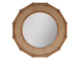Key Biscayne - Cobia Round Mirror - Light Brown