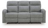 Gauntlet - Reclining Sofa - Sterling