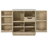 Oasis - Dockside Bar Cabinet - Beige / White
