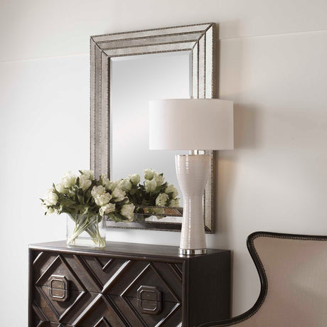 Seymour - Mirror - Antique Silver