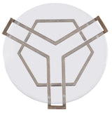 Melange - Grove Round End Table - Dark Brown