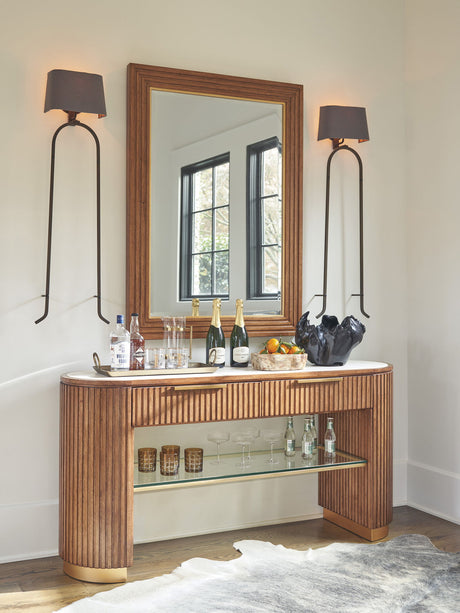 La Costa - Cassia Rectangular Mirror - Dark Brown