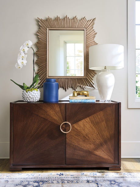 Rendezvous - Amherst Carved Mirror - Gold
