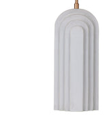 Witham - Table Lamp - Light Cement With Gold Highlights