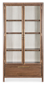 Eleana - Display Cabinet - Medium Wood