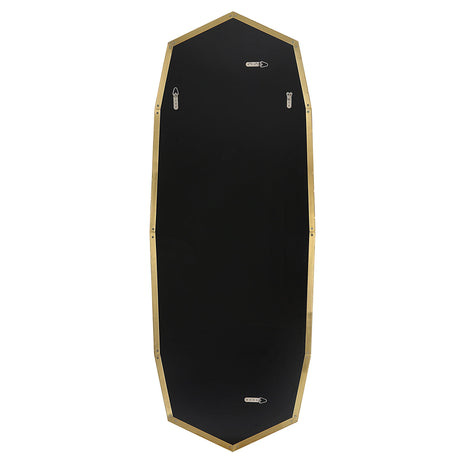Vault - Oversized Angular Mirror - Gold