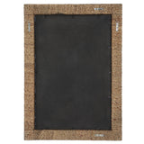 Island - Braided Straw Mirror - Light Brown
