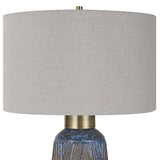 Western Sky - Ceramic Table Lamp - Blue
