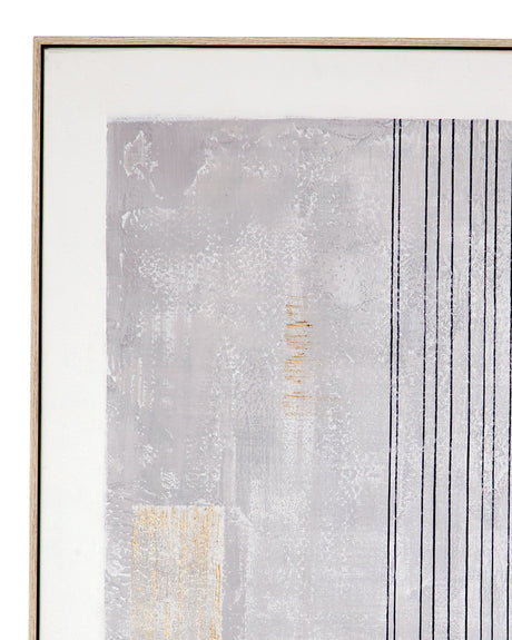 Razi Framed Canvas (Set of 3) - Gray