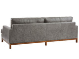 Barclay Butera Upholstery - Horizon Sofa With Light Brown Base