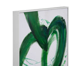Twister Canvas Art - White