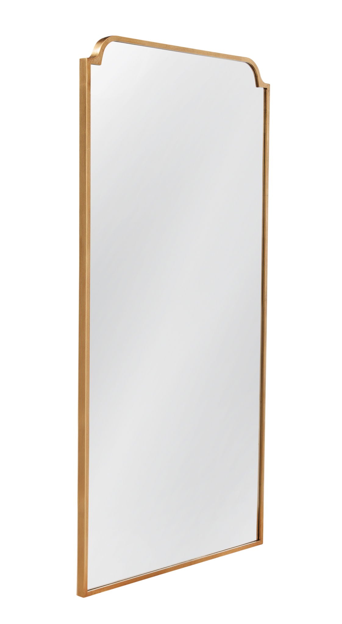 Isla - Floor Mirror - Gold Leaf