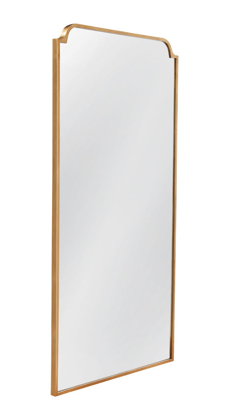 Isla - Floor Mirror - Gold Leaf