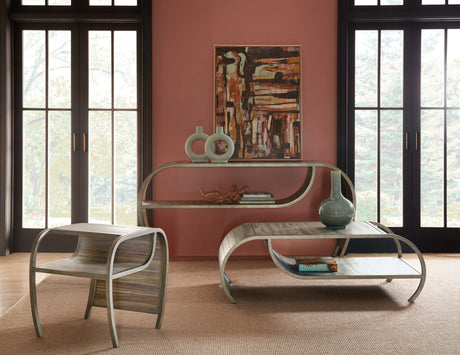 Commerce And Market - Open Ended Cocktail Table - Dark Brown