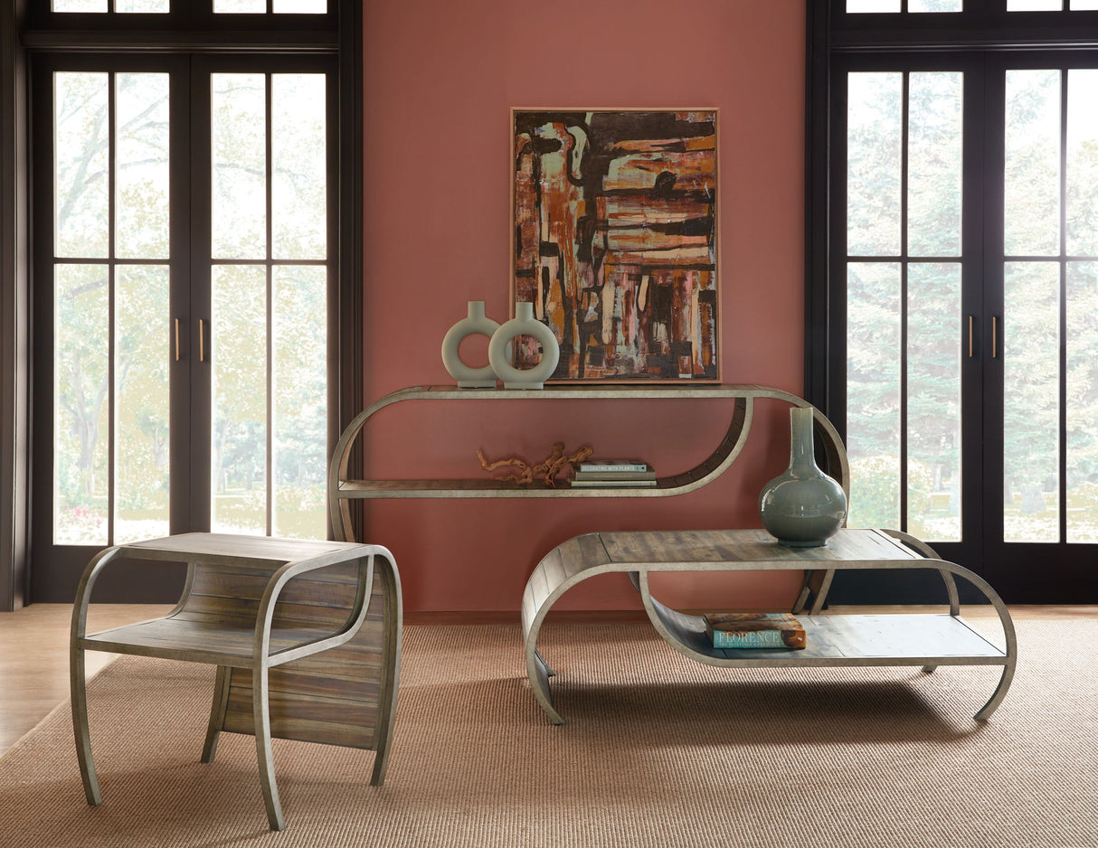 Commerce And Market - Open Ended Console Table - Dark Brown