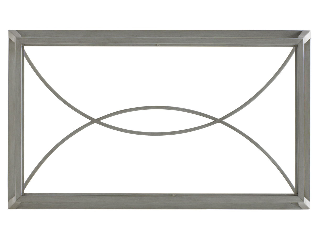 Silver Sands - Rectangular Cocktail Table - Pearl Silver