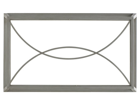 Silver Sands - Rectangular Cocktail Table - Pearl Silver