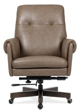 EC - Lenora Swivel Tilt Executive Chair - Dark Brown