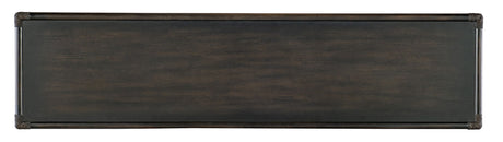 Retreat - Pole Rattan Console