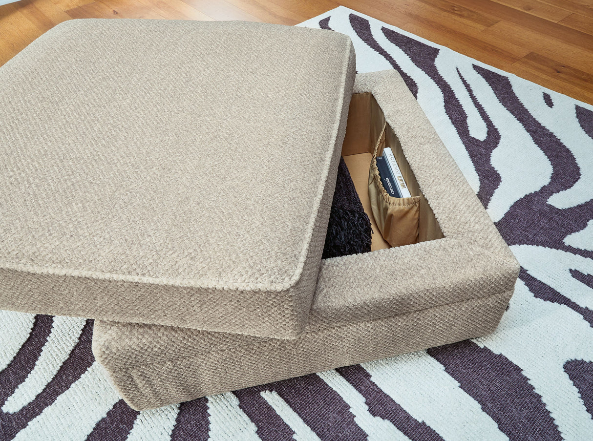 Calnita - Sisal - Ottoman With Storage