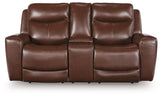 Bexhurst - 2 Pc. - Power Reclining Sofa And Loveseat - Mahogany