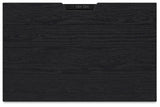 Londer - Two Drawer Night Stand - Black