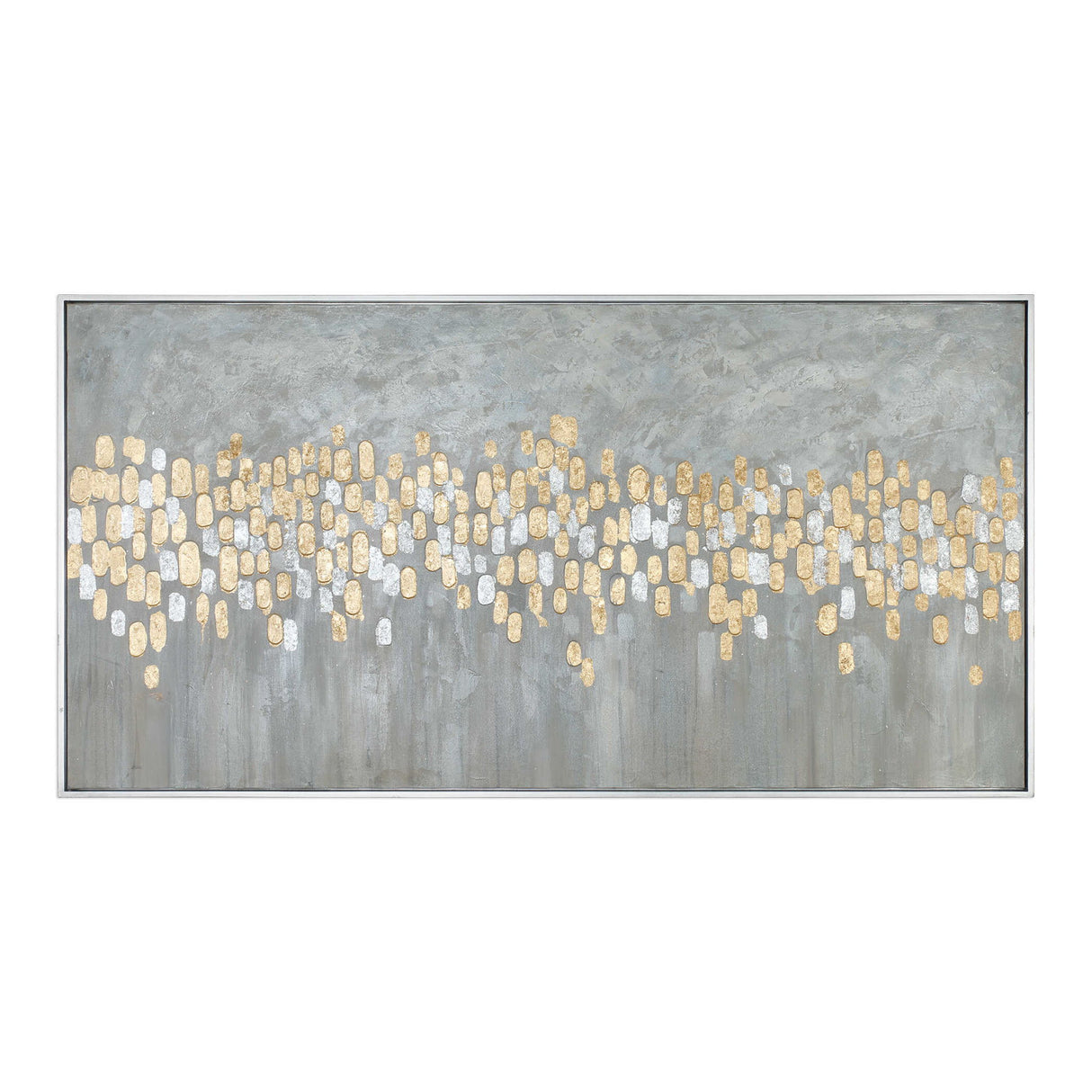 Parade - Modern Art - Gray, Dark