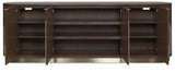 Commerce And Market - Roll With It Four-Door Credenza - Dark Brown / Gray