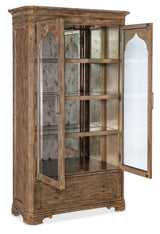 Americana - Display Cabinet - Light Brown