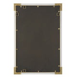 Malik - White & Gold Mirror
