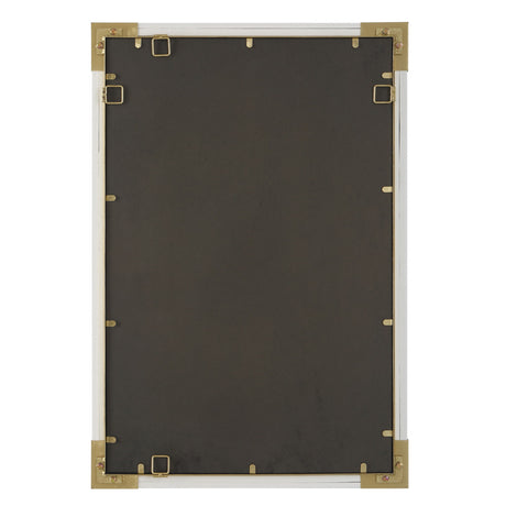 Malik - White & Gold Mirror