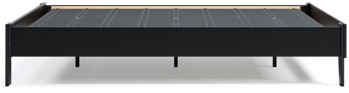 Finch - Queen Platform Bed - Black