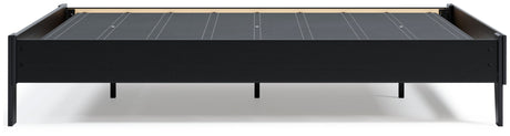 Finch - Queen Platform Bed - Black