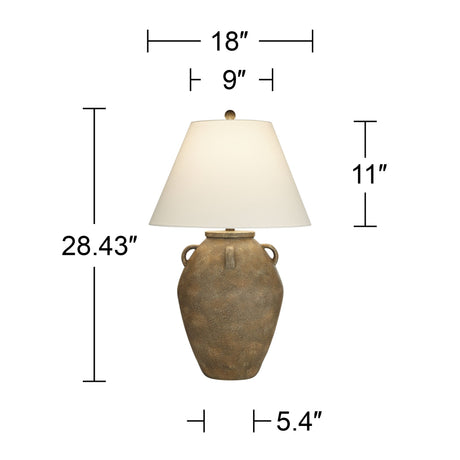 Ria - Table Lamp - Brown Multicolor