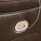 Dunleith - Chocolate - Zero Wall Recliner w/PWR HDRST